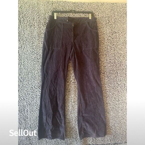 Gap Women's Flare Jeans Size 10 Blue Dark Wash Retro Y2K Style - Picture 6 of 7